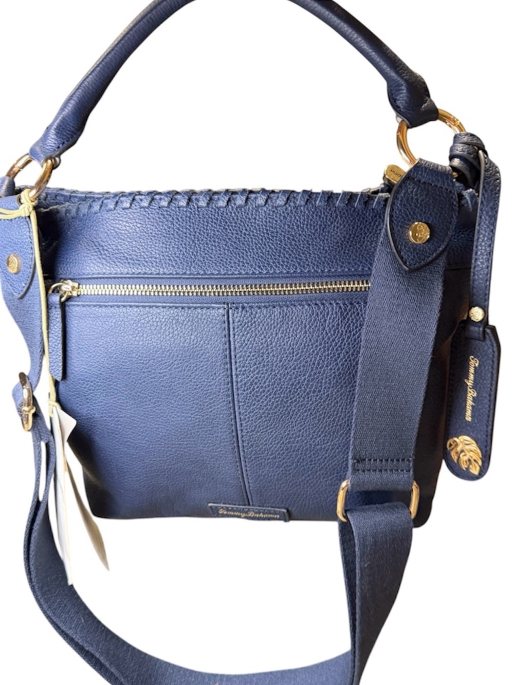 Tommy Bahama Lido Key Convertible Leather Crossbody
